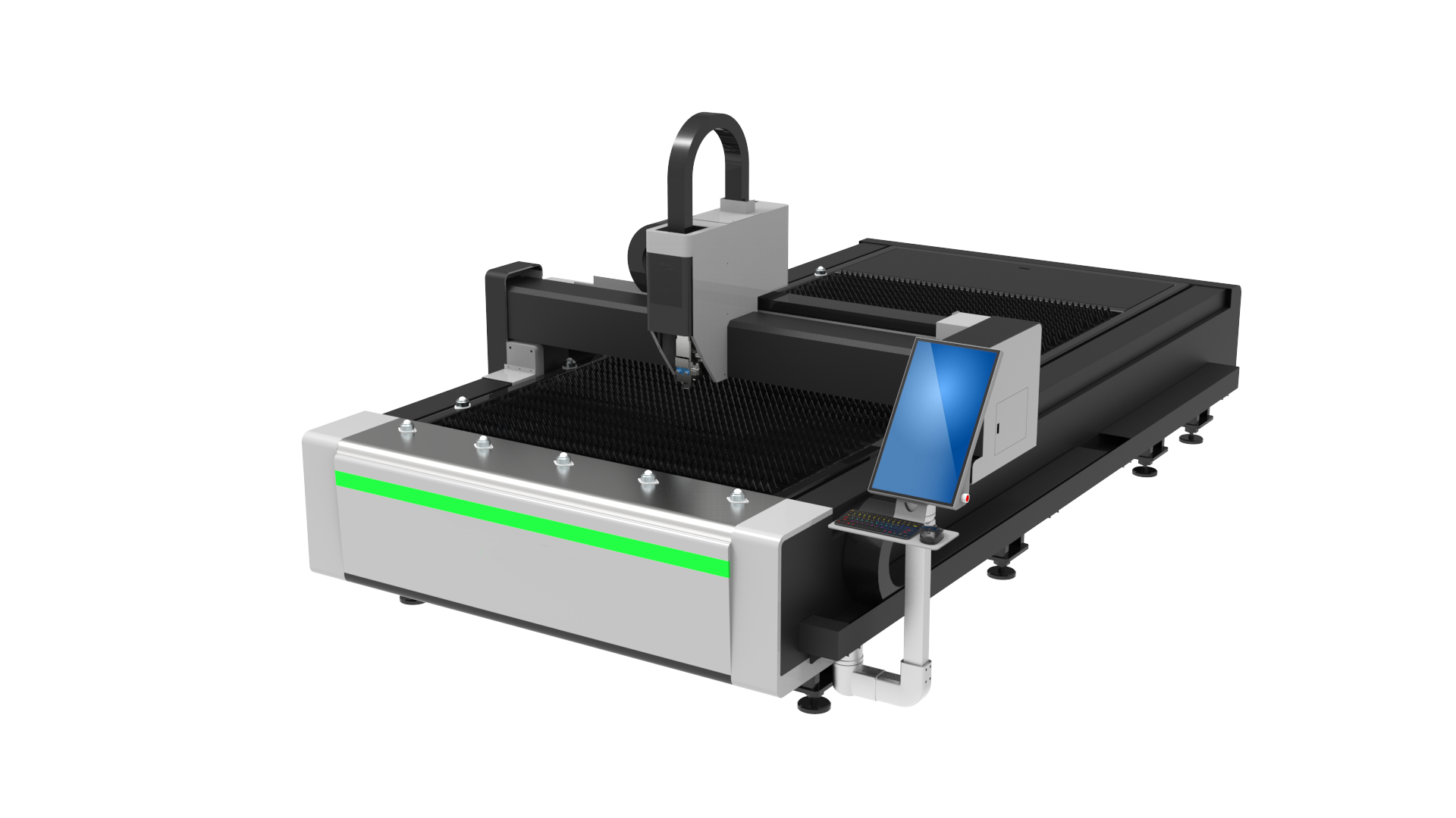Fiber laser cutting machine G1530 for metal cutting